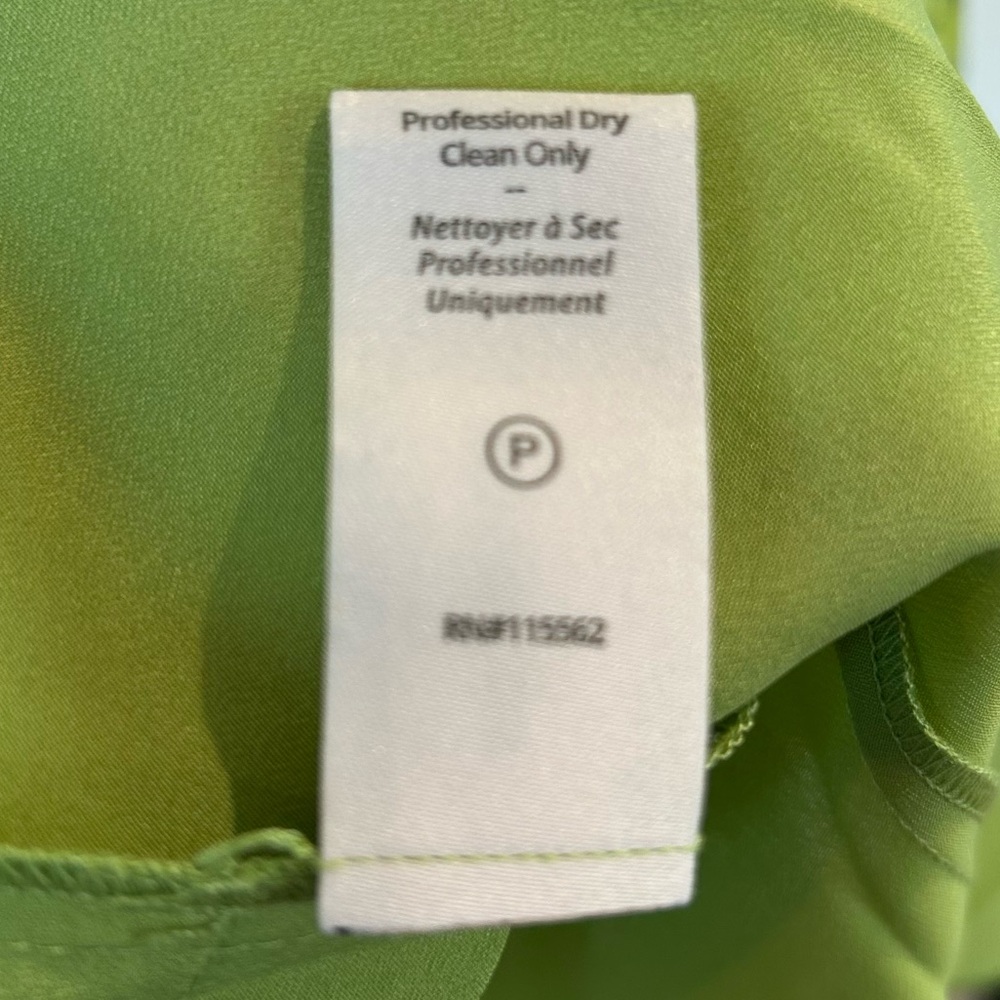 Cinq a Sept Dandelion Katerina Puff Sleeve Top in Matcha - Picture 8 of 11
